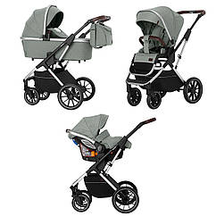 Коляска універсальна 3 в 1 CARRELLO Aurora CRL-6502 /2 Tee Green