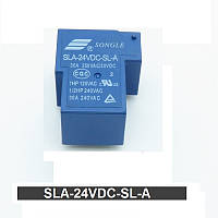 Реле постоянного тока SLA-24VDC-SL-A. Реле электромеханическое +24V/30А