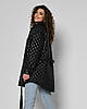 Трендова жіноча демісезонна куртка X-Woyz LS-8913-8 чорного кольору, фото 2