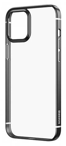Чохол-накладка Baseus для iPhone 12/ iPhone 12 Pro 6.1" Прозорий/ Чорний (ARAPIPH61N-MD01), фото 1