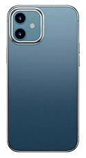 Чохол-накладка Baseus для iPhone 12/ iPhone 12 Pro 6.1" Прозорий/ Сріблястий (ARAPIPH61N-MDA0S), фото 4
