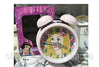 Часы для девочки с будильником Принцесса Рапунцель