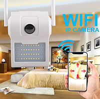 Уличная IP камера видеонаблюдения WiFi 2.0 Мп с Led прожектором UKC CAMERA D2