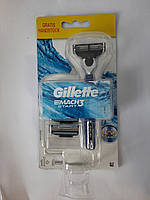 Набор для бритья мужской Gillette Mach 3 ( Станок + 5 кассет )