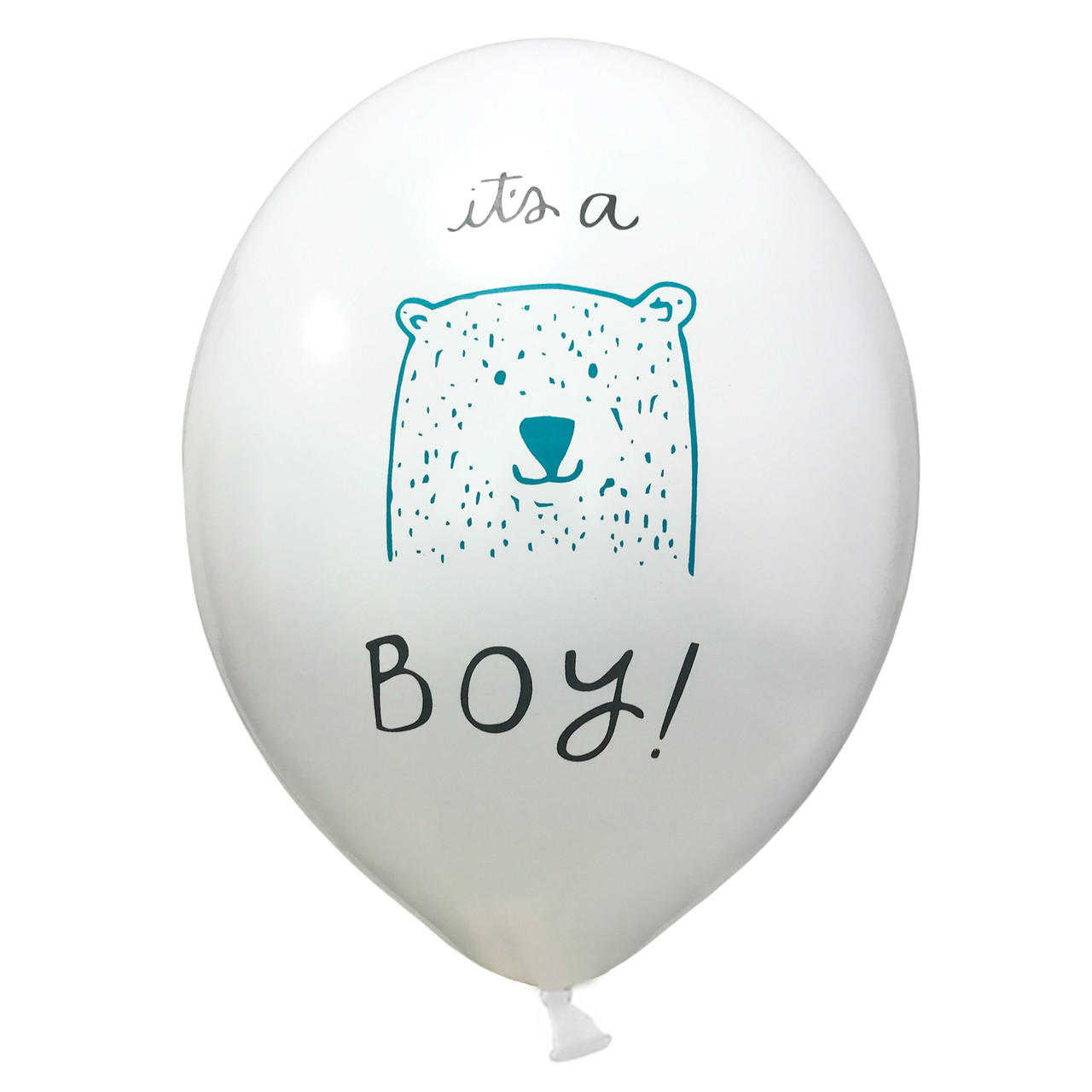 Латексні кулі 12'' (25 шт) BelBal Бельгія пастель, для немовлят "It's a boy" (30 см)