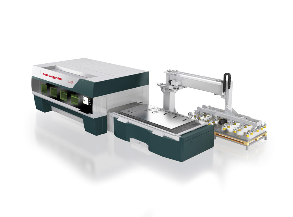 Установлення лазерного різання з оптоволоконний генератор Salvagnini L5-30