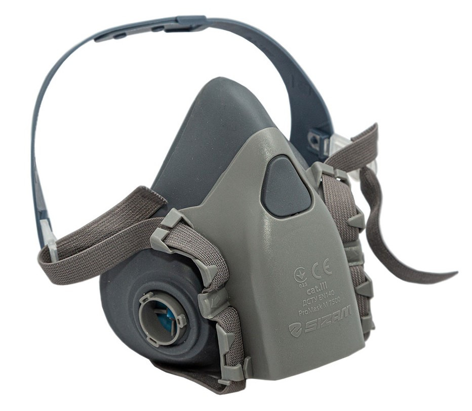 Sizam респіратор напівмаска з кріпленням в 4-х точках Promask M 7500, арт. 35080
