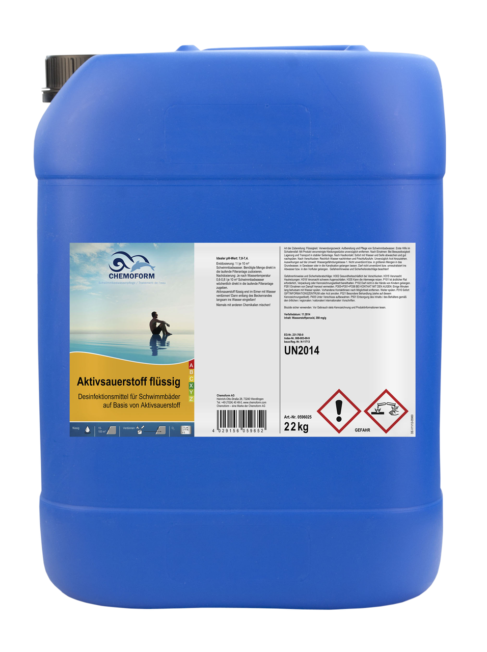 Активний кисень рідкий Aquablanc 30 кг Німеччина Chemoform