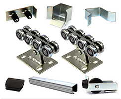 Направляюча, ролики для відкатних воріт Novi Vorota Standart 500 кг.