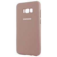 Накладка Silicone Cover Full Protective Samsung S8 Plus (G955), Pink Sand