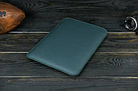 Кожаный чехол для MacBook с войлоком, натуральная кожа Grand, цвет Зеленый