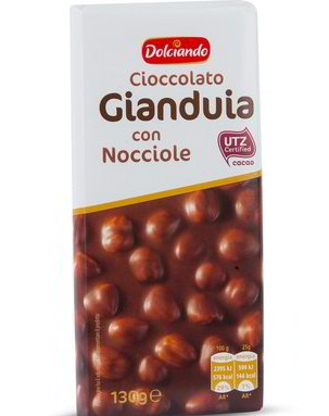 Шоколад Dolciando Gianduia 130гр