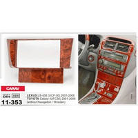 2-DIN переходная рамка TOYOTA Celsior (UFC30) 2001-2006 / LEXUS LS-430 (UCF30) 2001-2006, CARAV 11-353