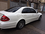 Дефлектори вікон Mercedes E-klasse W-211 2003-2009 Sedan. Вітровики на Mercedes E-klasse W-211, фото 3