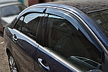 Дефлектори вікон Mercedes C-klasse W-204 2007-2014 Sedan. Вітровики на Mercedes C-klasse W-204 седан, фото 3