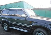 Дефлекторы окон Toyota Land Cruiser 80 1990-1998 (HIC). Ветровики на Toyota Land Cruiser