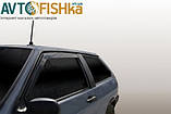 Дефлектори вікон ВАЗ 2108, 2113 (скотч) Вітровики на ваз, фото 4