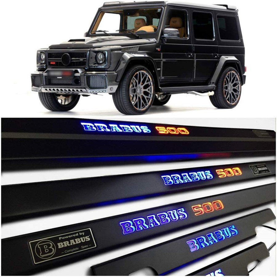 Накладки на пороги з підсвіткою Brabus 500 на Mercedes-Benz G-class W463 (1979-2018), фото 1