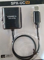 Кабель Comica Audio Multifunctional 3.5 mm (TRS and TRRS) to USB Type-C Audio Cable Adapter (CVM-SPX-UC(M)