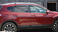 Дефлекторы окон Nissan Qashqai I 2006-2014 (скотч) AV-Tuning. Ветровики на Nissan Qashqai I