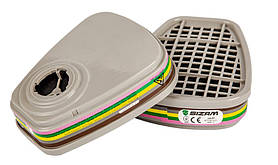 Комплект фільтрів для респіратора напівмаски Sizam Profiltr 6059 ABEK1 арт. 35026