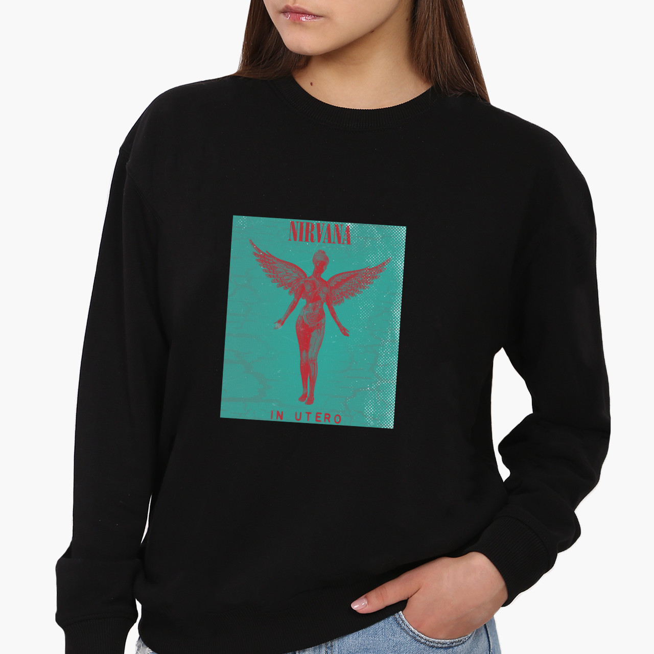 Світшот, реглан, кофта Нірвана (Nirvana), світшот з принтом Музика, фото 1