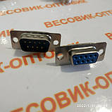 Роз'єм металевий 9-pin ( RS232 ) для платформних ваг комплект (мама+тато), фото 3