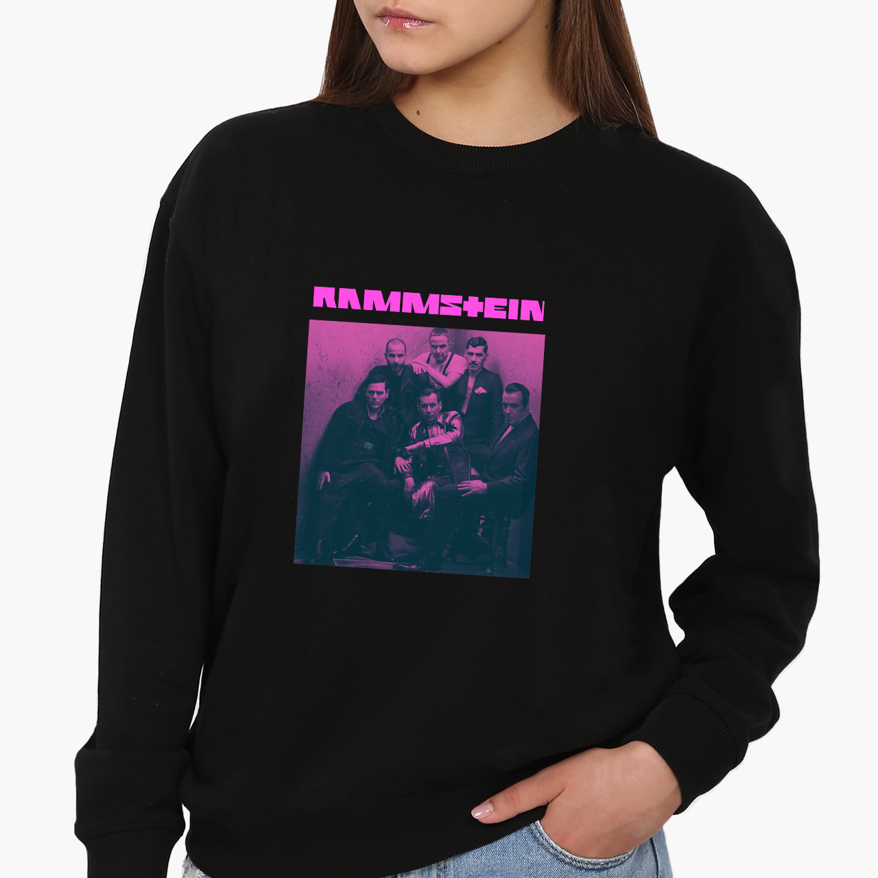 Світшот, реглан, кофта Рамштайн (Rammstein), світшот з принтом Музика