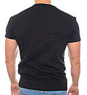 Футболка чоловіча р.46 чорна BONO (Арт: 950154) бавовна 30034071, фото 3
