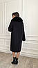 Елегантне жіноче пальто з хутром песця 40, 42, 44, 46, 48, 50 жіноче зимове пальто з кашеміру, фото 5