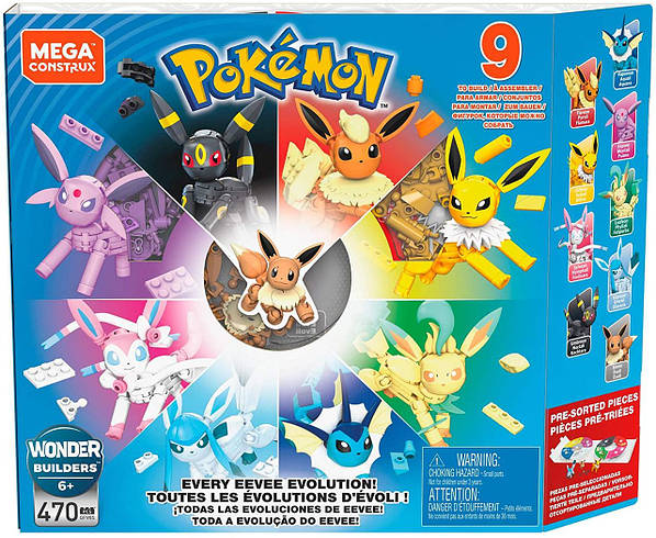 Mega Construx Pokemon Every Eevee Evolution 1552127794