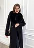 Брендове жіноче пальто з хутром песця 40, 42, 44, 46, 48, 50, 52 жіноче зимове пальто з кашеміру, фото 6