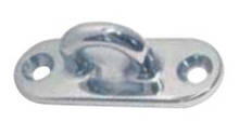 Обушок литий на овальній основі, арт. 82244075, нержавіюча сталь А4, 75мм