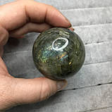 Куля сфера лабрадор сфера з натурального каменю лабрадор куля з лабрадору 45 мм., фото 4