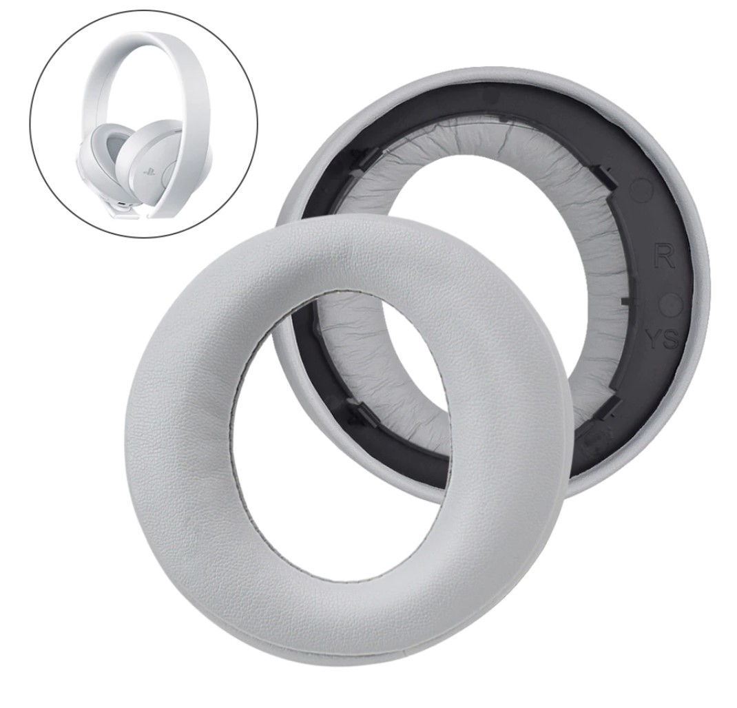 Амбушури для навушників Sony PlayStation PS4 Gold Wireless CECHYA-0080 Stereo Headset 7.1 Колір Білий White, фото 1