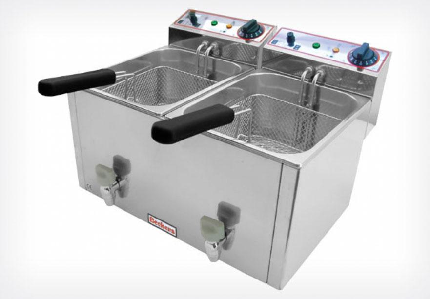 Фритюрниця професійна 8+8 л Beckers FR 8+8 LT, фото 1