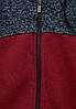 Теплий чоловічий спортивний костюм із трикотажу тринитка з начосом і вставок із грубов'язаного трикотажу (508), фото 2
