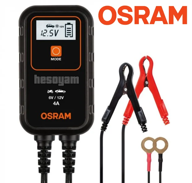 Зарядний для акумулятора Osram 90 А·год/4A/12В Osram OEBCS904, фото 1