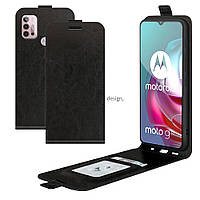 Чехол Deexe Flip Case для Motorola Moto G10 / Moto G20 / Moto G30 - Black