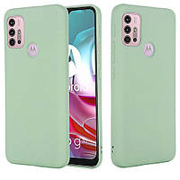 Защитный чехол Deexe Silicone Case для Motorola Moto G10 / Moto G20 / Moto G30 - Green