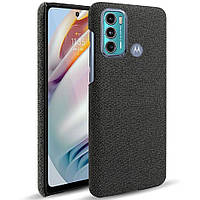 Защитный чехол KSQ Cloth Style для Motorola Moto G60 - Black