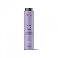Тонирующий шампунь для нейтрализации желтого оттенка волос Lakme Teknia White Silver Shampoo 300 мл