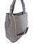 Сумка суконна жіноча міська Betty Pretty сірого кольору 887GRY, фото 5