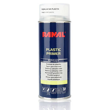 Грунт для пластику аерозольний Ranal Plastic Primer 400 мл