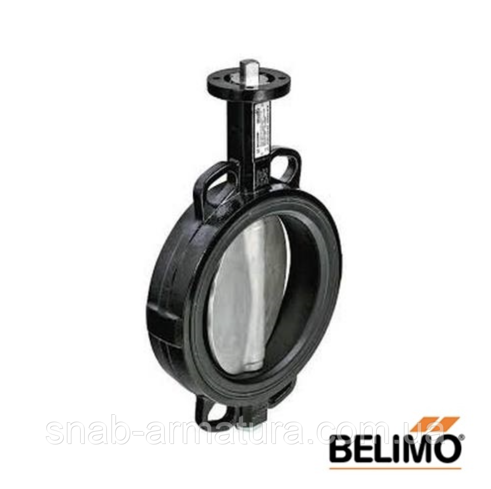 Затвор чавунний Баттерфляй Belimo нержавіючий диск D6250W Ду 300 Ру 16
