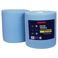 Протирочная бумага Ranal трехслойная 26 х 30 см 500 листов синяя