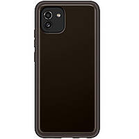 Защитный чехол Soft Clear Cover для Samsung Galaxy A03 (A035) EF-QA035TBEGRU - Black