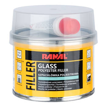 Скловолокниста шпаклівка Ranal Glass 0.25 кг сіро-бежева