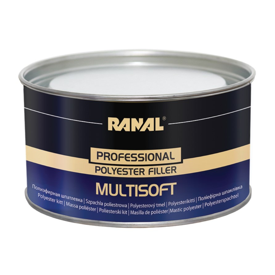 Легка шпаклівка Ranal MultiSoft Professional 1 л біла, фото 1