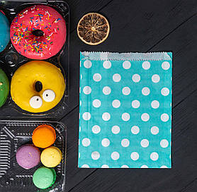 Паперовий пакет з малюнком 170*30*230 мм Подарунковий пакет крафт білий з кольоровим малюнком Пакет для пряників